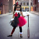 Halloween Girls Dress New Clown Female Fluffy Princess Dress Tutu Dress