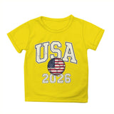 Kid Boy Girl USA Independence Day 250th Anniversary Fashion Summer T-Shirt