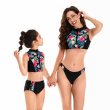 Family Matching Parent-child Swimsuit Split Bikini Beach Pants Swimwear