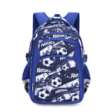 Kid Girl Primary School Striped Unicorn Cartoon Print Backpack