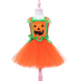 Halloween Children's Costume New Girls Princess Dress Cosplay Pumpkin Masquerade