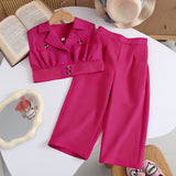 Kid Baby Girl Summer Suit Casual Fashion 2 Pcs Set