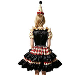 4-12Y Kid Boy Girl Halloween Carnival Clown Cosplay Uniforms