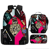 Kid Boy Girl Shark Cartoon Backpack School Bag