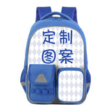 Kid Boy Double-layer Primary Secondary Zipper Cartoon Multi-pocket Backpack