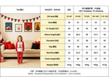 Family Matching Christmas Parent-child Pajamas Printed Fashion Long-sleeved Loungewear Set