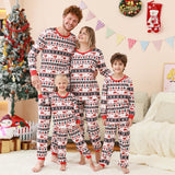 Family Matching Parent-child Loungewear Christmas Plaid Splicing Pajamas