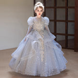 Girls Dress Birthday French Light Luxury Niche Host Girl