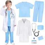 Children's Surgical Clothing Medical Clothing White Coat Children's Doctor Playing Nurse Clothing Baby