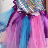 Kid Baby Girl Princess Mermaid Bow Tutu Dresses