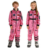 Kid Boy Girl Halloween Glossy Space Astronaut Pilot 2 Pcs Set