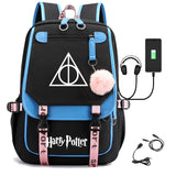 Kid Harry Potter Peripheral Backpack Student School Bag
