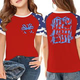 Kid Boy Girl USA Independence Day 250th Anniversary Loose Casual T-shirt Top