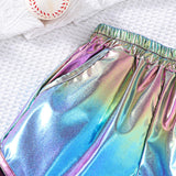 Kid Baby Girl Summer Fashion Colorful Gradient Casual Shorts Pants