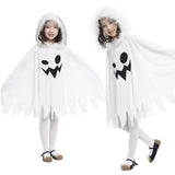 3-10Y Halloween Kid Girl Pixie Hooded Cape Masquerade Ball Cosplay Costume