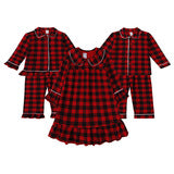 0-12T Kid Baby Boy Girl Golden Velvet Long Sleeve Homewear Pajamas