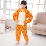 Kid Baby Girl Boy Flannel Cartoon Animal Pajamas