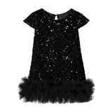 Kid Baby Girls Sequined Tank Princess Dress