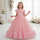 New Children's Dress Princess Dress Birthday Dress Small Host Performance