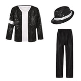 Children's Michael Jackson Costume Set Sequin Costume Halloween Stage Costume