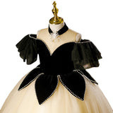 Kid Baby Girls Hepburn Princess Recitation Performance Catwalk Host Piano Dresses