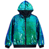 1-12T Kid Baby Boy Girl Fashion Flip Sequins Design Halloween Party Coats Jacket