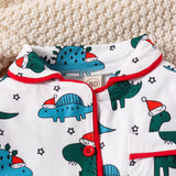 Kid Baby Boy Autumn Winter Long Sleeved Home Pajamas Set