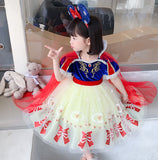 Kid Baby Girl Frozen Snow White Dresses