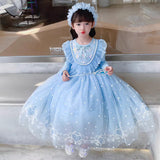 Kid Girl Lolita Princess Mesh Tutu Upscale Dress