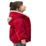1-8T Kid Baby Girls Padded Fashion Korean Thickened Coat Jacket