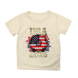 Kid Boy Girl USA Independence Day 250th Anniversary Fashion Summer T-Shirt