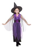 2026 Children's Halloween Costumes European and American Girls Cos Cosplay Witch Show