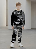 Children's Hooded Sweater Set Children's Casual Set