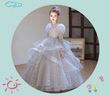 Girls Dress Birthday French Light Luxury Niche Host Girl