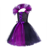 New Masquerade Queen Witch Show Tutu Dress Girls Dress Halloween Children's Costume