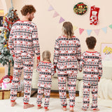 Family Matching Parent-child Loungewear Christmas Plaid Splicing Pajamas