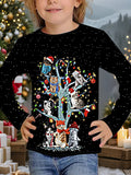 New Girls Cute Casual Fashion High Quality Christmas Women's Long Sleeves