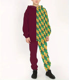 Children's Clothing Boys' Autumn Hooded Suit New Versatile and Handsome Two-piece Set
