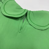 Kid Baby Girls Summer Embroidered Four-leaf Cute Doll Dress