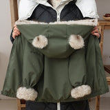 1-8T Kid Baby Girls Padded Fashion Korean Thickened Coat Jacket