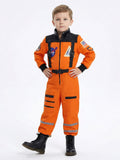 Children's Space Suits, Halloween Orange Astronaut Costumes, Holiday Party Shows Cosplay