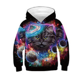 Children's Long-sleeved Hooded Pullover Sweater Trendy Children's Pullover Top