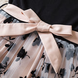 Kid Girls Spring Summer Flying Sleeves Floral Dresses