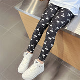 2-12T Kid Girl Autumn  Summer Nine-point Thin Pants Leggings