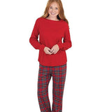 Family Matching Christmas Plaid Parent-child Cotton Loungewear Pajamas