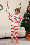 Family Matching Snowman Deer Letters Stripes Christmas Parent-child Pajamas