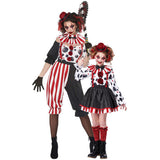 4-10T Kid Boy Girl Clow Circus Party Cosplay Costume