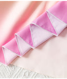 Kid Girls Suspender Mesh Gradual  Rainbow Casual Dress