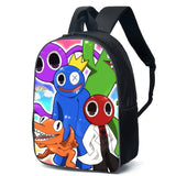 RAINBOW FRIENDS 3pcs Set Backpack Cartoon Student Schoolbags