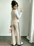 Girls' Fashion Suit, Foreign Suit, Vest, Jacket and Trousers Two-piece Suit